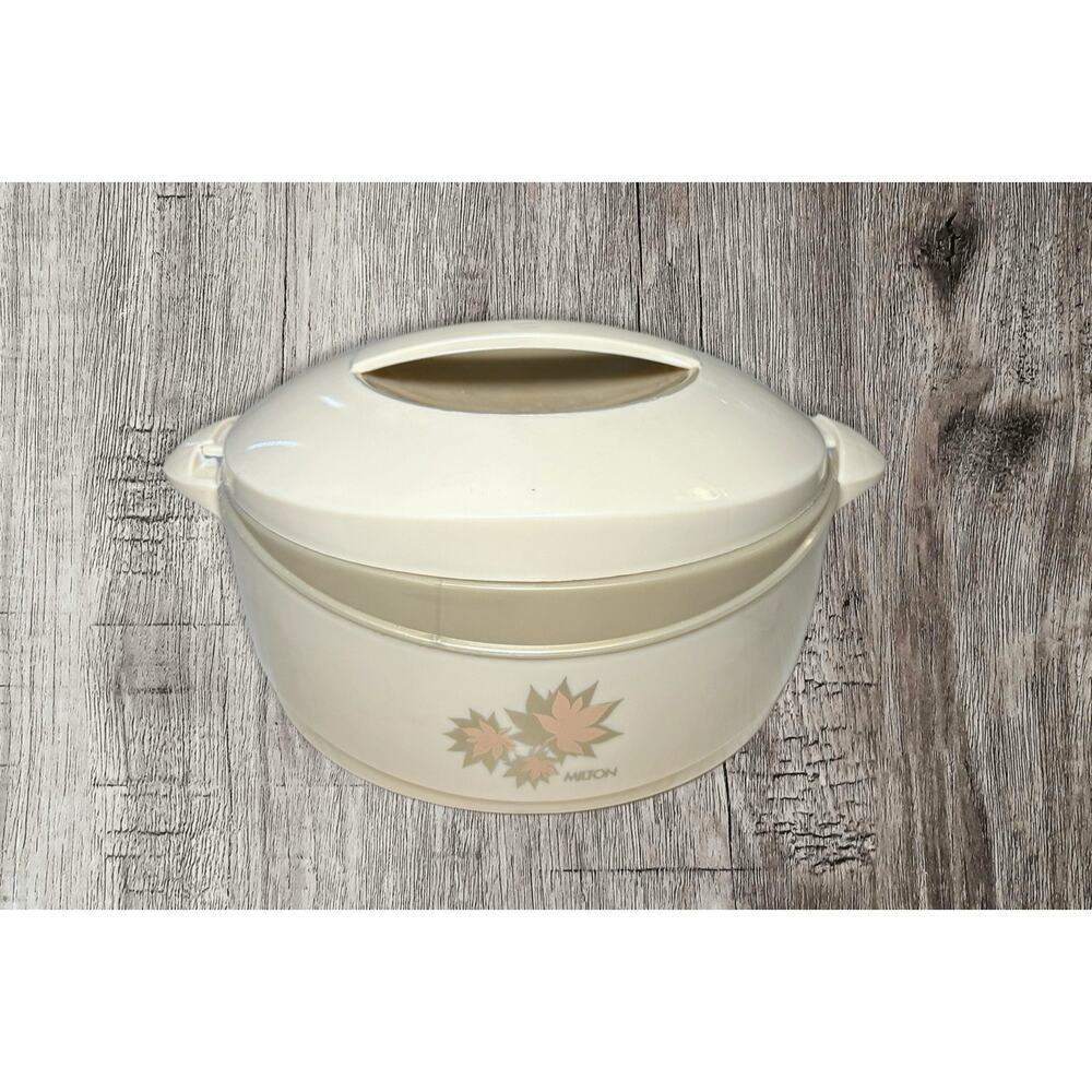 3‎ Piece Milton Triumph 1000 3 Piece Round Casserole Food Storage Set cream
